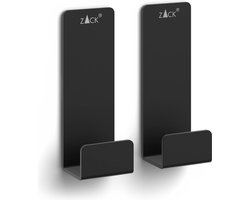 Potes Handdoekhaak 7cm Set/2 | Zwart | Staal