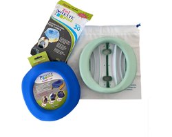 PotettePlus voordeelpak - Reispotje - Pastel Mint - Blauw