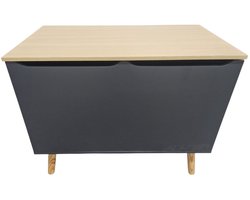 Potimarron paris opbergkist grijs opbergbox speelgoedbox