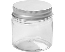 Potje met schroefdop, h: 45 mm, d: 44 mm, 10 stuks