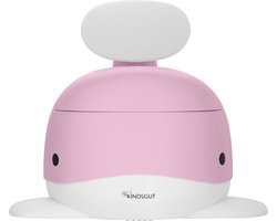 Potje met walvisdesign - Kindsgut wc potjes - subtiel lichtroze - plaspotje voor zindelijkheidstraining - potje peuter