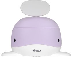 Potje met walvisdesign - Kindsgut wc potjes - subtiel lila - plaspotje voor zindelijkheidstraining - potje peuter