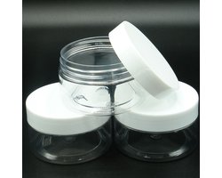 Potjes 100ml Leeg 10 stuks - Lege Potjes met Schroefdeksel Cosmetica - Navulbaar