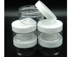 Potjes 100ml Leeg 50 stuks - Lege Potjes met Schroefdeksel Cosmetica - Navulbaar