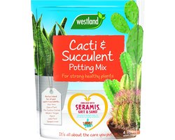 Potmix voor Cactussen en Vetplanten met Seramis, 4 Liter