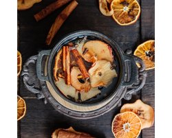 Potpourri Stoofpotje Autumn Harvest 100% natuurlijk 50gr - Natuurlijk huisparfum appeltaart zonder toevoegingen - Natuurlijke strooidecoratie - Herfst decoratie mix