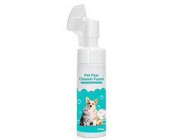 Pottenreiniger voor honden en katten - reinigend schuim zonder water - pootreiniger 150 ml - verzorgt en Reinigt poten.
