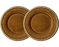 Pottery Jo  - Daria ontbijtbord 22cm Umbra (set van 2) - Kleine borden