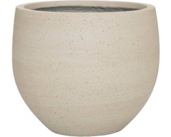 Pottery Pots Bloempot Cement Mini Orb M, Beige Washed / Grijs D 25 cm H 21 cm