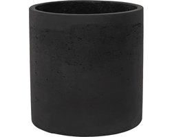 Pottery Pots Bloempot Grijs-Zwart D 20 cm H 20 cm
