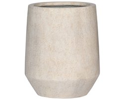 Pottery Pots Bloempot Hartith High S Travertine Beige D 40 cm H 48 cm Opening 30 cm