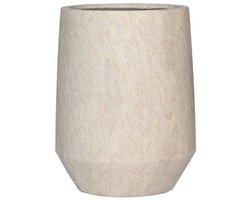 Pottery Pots - Plantenbak Harith High L - Ø55.5cm x H70cm - Indoor en Outdoor - Travertine Beige