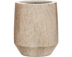 Pottery Pots - Plantenbak Harith High S - Ø43.5cm x H61cm - Indoor en Outdoor - Travertine Beige