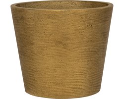 Pottery Pots - Plantenbak - (S) Mini Bucket L - Ø23.5cm x H20cm - Indoor en Outdoor - Metallic Gold