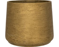 Pottery Pots - Plantenbak - (S) Patt S - H11cm x Ø13.5cm - Indoor en Outdoor - Metallic Gold