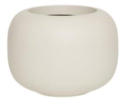 Pottery Pots - Plantenbak Sphere Low S - Ø45.6cm x H34.4cm - Indoor en Outdoor - Silk White