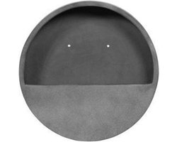 Pottery Pots Plantenpot Wally (hanging) S Fiberstone Grey | Ø:40 x H:9