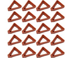 Potvoeten 20 Stuks voor Plantenbakken - Kunststof Bloempot Verhogers voor Binnen en Buiten - Bloempotvoeten voor Planten - Tuinaccessoires in Set van 20.