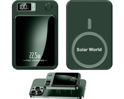 Powerbank 10000 mAh met Magsafe 15W - Klein Ontworpen - Met Magneet – Voor iPhone 12 / 13 / 14 /15 / 16 / 17 - Draadloze Powerbank