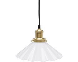 PR Home - Hanglamp August Opaal/Geplooid Ø 24,5 cm