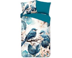 Prachtig dekbedovertrek Zoi - 140x200/220 (eenpersoons) - scherp geprint - heerlijk zacht en comfortabel - luxe kwaliteit - strijkvrij en sneldrogend