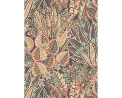 PRACHTIGE BLOEMEN EN BLADEREN BEHANG | Botanisch - Rood Meerkleurig - Livingwalls Stories of Life