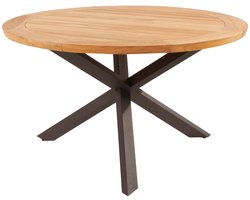 Prado dining tuintafel 130x75 cm rond teak terre Taste 4SO