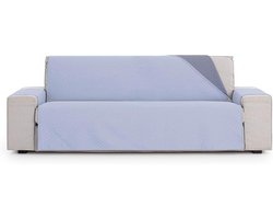 Praktische Zilvere Bankovertrek voor 2-zits Bank - Kleur 13/Blauw