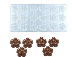 Pralinavorm van polycarbonaat voor het maken van chocolade, snoepjes en taarten voor bruiloften en verjaardagen
