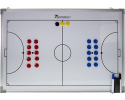 Precisie Tactiekbord - zaalvoetbal - coachbord - 90x60cm
