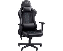 Predator Rift Go – Gamestoel / Gaming Chair - Maximale belastbaarheid 120kg - Rughoek 90° tot 160° - Zwart/Blauw