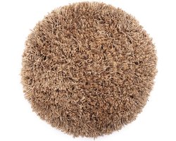 Premium badmat hoogpolig Karlijn taupe - 60 cm - superzacht en comfortabel - stijlvolle uitstraling - vochtabsorberend en sneldrogend - luxe kwaliteit - anti-slip