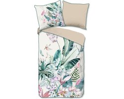 Premium biologisch katoen/satijn dekbedovertrek Vayenne - 140x200/220 (eenpersoons) - extra zacht en soepel - subtiele glans - rondom bies - huidvriendelijk en duurzaam - luxe kwaliteit