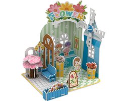 Premium Bouwpakket - Voor Volwassenen en Kinderen - Bouwpakket - 3D puzzel - Modelbouwpakket - DIY - Flower Shop