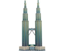 Premium Bouwpakket - Voor Volwassenen en Kinderen - Bouwpakket - 3D puzzel - Modelbouwpakket - DIY - Twin Towers