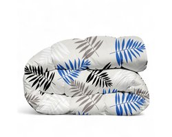 Premium Dekbed bedrukt - Zonder hoes ( 2 in 1 ) - Tweezijdig - 1 persoon -140 x 200 cm - NewVaren Light / NewVaren Dark