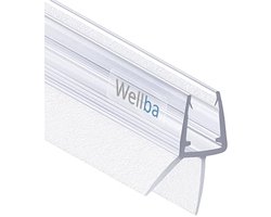 Premium douchedeur afdichting 1 x 100 cm voor 6-8 mm glas | waterafstotende douchecabine afdichting met rubberen lippen