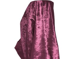 Premium Glitz Zacht Gebroken Fluweel Stof voor Gordijnen, Kussens, Kleermakerij, Bekleding 140cm Breed met Achterkant - 1 Meter 100cm x 140cm Lavendel