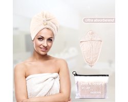 Premium Haarhanddoek |  Stijl en krullend Haar | Microvezel Handdoek Haar | Tulband | Hoofdhanddoek | Haar Handdoek | Hair Towel |