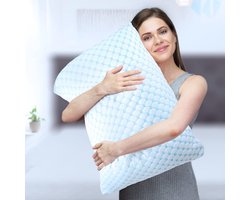 Premium Hoofdkussen - Memory Foam - Afstelbaar Design - Geschikt voor rug- zij- en buikslapers - Versnipperd Traagschuim - Orthopedisch en Ergonomisch - 50x70cm