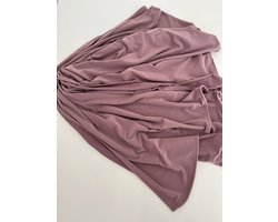 PREMIUM JERSEY HIJAB- purple taupe kleur - Hoofddoek - Elastisch - lycra - rekbaar - sjaal - modest 180 cm x 75 cm- premium jersey hoofdoek- jersey sjaal