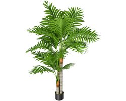 Premium Kunstmatige Palm – 120 cm – Levensecht & Onderhoudsvrij – Decoratieve Plant voor Huis, Balkon, Terras of Kantoor