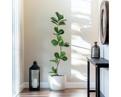 Premium Kunstplant in pot -150 cm Kunst plant - Nep planten voor Binnen en Buiten - Kamer Decoratie - Nepplanten Kunstplanten Boompje