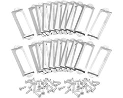 Premium Label Houder Metalen Label Frame - Set van 30 Stuks voor Archiefkast, Kantoor Dressoir en Boekenkast