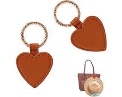 Premium - Magnetische Hoedenclip Set van 2 - Bruin Leer - Voor Dames en Heren - Reis Accessoire