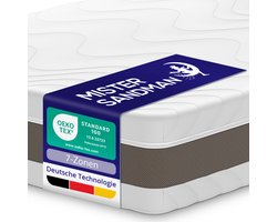 Premium Matras 140 x 200 cm - Hoogte 24cm - Pocketvering matras 140x200 met 7 zones - Ergonomisch – Gemiddeld - Tweepersoons