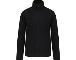 Premium Microfleecevest met rits Kariban Zwart - maat L