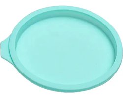 Premium Mint Siliconen Boterkoekvorm - Diameter van 15CM - quichevorm - brownie bakvorm - bakvorm - bakvormen siliconen - Gemakkelijk Bakken in Stijl -