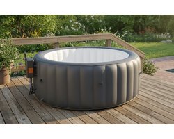 Premium Opblaasbare Jacuzzi voor 2-3 Personen – Medahomestore Luxe Hot Tub met 130 Hydromassage Jets, Digitale Bediening, 6-Kleuren LED Verlichting, Energiezuinig en Draagbaar – Perfect voor Patio, Tuin en Balkon – Max. 40°C
