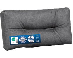 Premium Palletkussen Zijkussen 60x40 cm Tuinkussen Buiten & Binnen - Waterafstotend UV-bestendig - Loungeset Palletbank